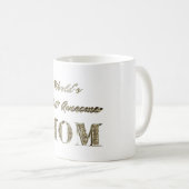 Mug La maman la plus géniale du monde Sparkles Or Typo (Devant droit)