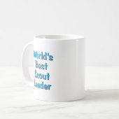 Mug La marchandise du meilleur chef scout du monde (Devant gauche)