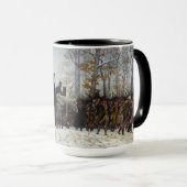 Mug La marche vers la forge de la vallée par William B (Devant droit)