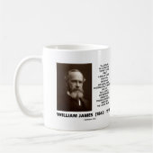 Mug La masse de William James de la citation de destin (Gauche)