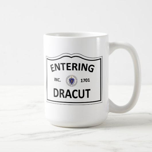 Mug La masse mA Townie de ville natale de DRACUT le (Droite)