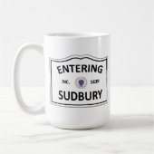 Mug La masse mA Townie de ville natale de SUDBURY le (Gauche)