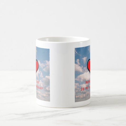 Mug La maternité est ma superpuissance (Centre)