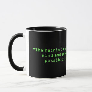 Mug "La Matrice est une illusion. Ouvrez votre esprit 