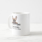 Mug La médecine vétérinaire parce que les gens sont bê (Devant gauche)