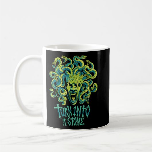 Mug La Méduse Se Transforme En Pierre (Gauche)