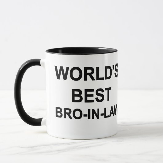 Mug La meilleure Bro-Dans-Loi du monde (Gauche)