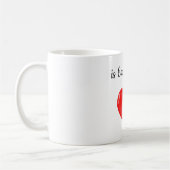 Mug La meilleure chose à laquelle s'accrocher dans la (Gauche)