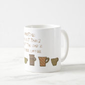 Mug La meilleure chose à propos de ce travail est le c (Devant droit)