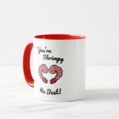 Mug La meilleure crevette jamais (Devant gauche)