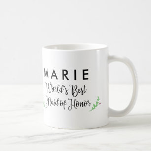 Mug La meilleure domestique du monde de l'honneur