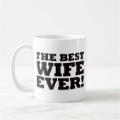 Mug La meilleure épouse jamais (Gauche)