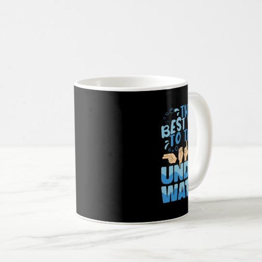 Mug La meilleure façon de parler Lang des signes améri (Devant droit)