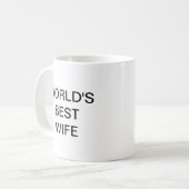 Mug La meilleure femme du monde (Devant gauche)