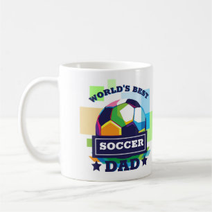 Mug La meilleure Fête des pères de papa de football au