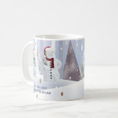 Mug La meilleure fille du monde en droit Noël (Devant gauche)