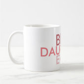 Mug La meilleure fille jamais (Gauche)