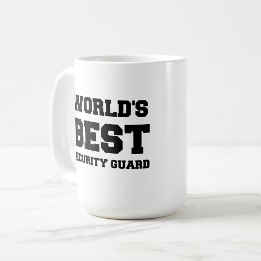 MUG LA MEILLEURE GARDE DE SÉCURITÉ DU MONDE (Devant gauche)