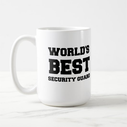 MUG LA MEILLEURE GARDE DE SÉCURITÉ DU MONDE (Gauche)