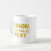 Mug La meilleure grand-maman (Devant gauche)