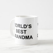 Mug La meilleure grand-maman du monde (Devant gauche)