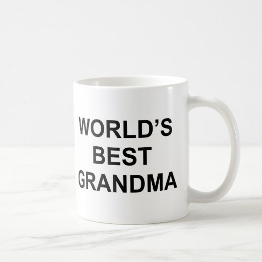 Mug La meilleure grand-maman du monde (Droite)