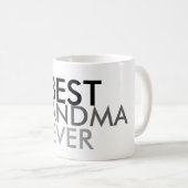 Mug La meilleure grand-maman jamais (Devant droit)