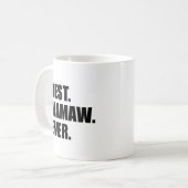 Mug La meilleure grand-mère de Mamaw jamais (Devant gauche)