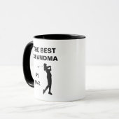 Mug La Meilleure Grand-Mère Par Par Golf Nana Golfer P (Devant gauche)