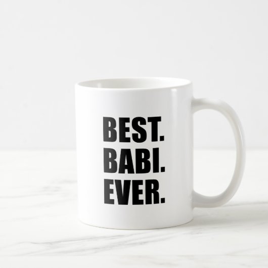 Mug La meilleure grand-mère toujours tchèque de Babi (Droite)