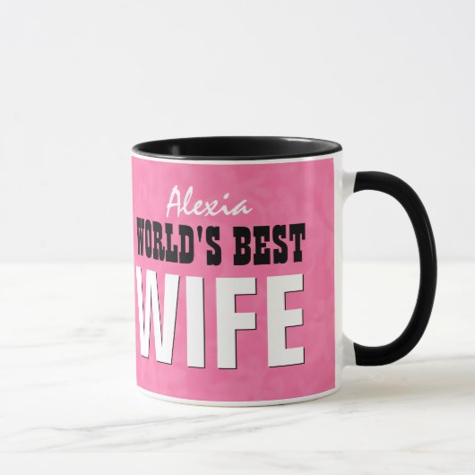 Mug La meilleure grunge V29 de rose de l'ÉPOUSE du (Droite)