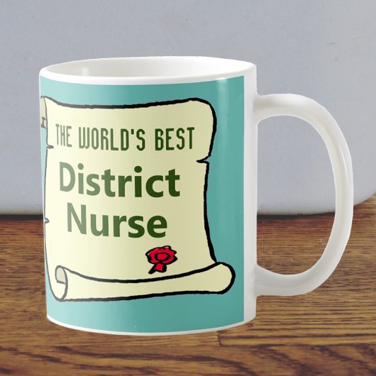Mug La meilleure infirmière de district du monde.