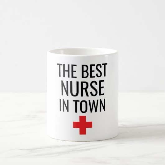 Mug La Meilleure Infirmière de la Ville (Centre)