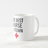 Mug La Meilleure Infirmière En Ville (Devant droit)