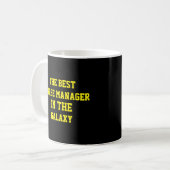 Mug La Meilleure Infirmière Responsable Dans La Galaxi (Devant gauche)