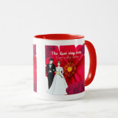 Mug La meilleure journée qui soit rouge (Devant droit)