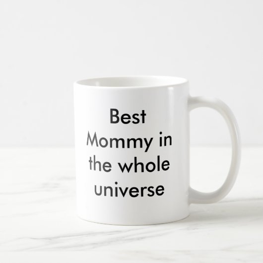 Mug La meilleure maman dans l'univers entier (Droite)