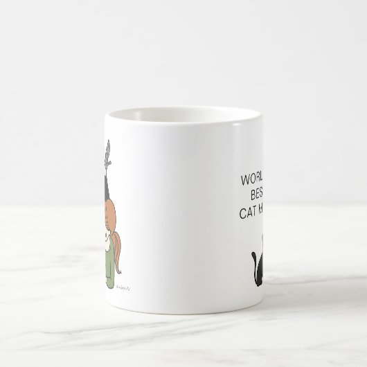 Mug La meilleure maman de chat du monde (Centre)