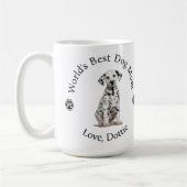 Mug La meilleure maman de chien du monde Personnaliser (Gauche)