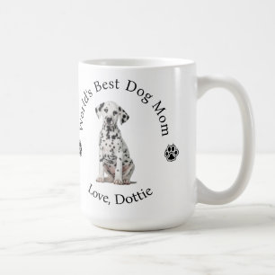 Mug La meilleure maman de chien du monde Personnaliser