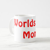 Mug La meilleure maman des mondes ! (Devant gauche)