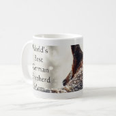 Mug La meilleure maman du berger allemand du monde (Devant gauche)