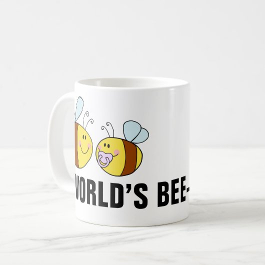 Mug La meilleure maman du monde (abeille) (Devant gauche)