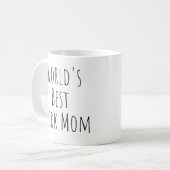 Mug La meilleure maman du monde au travail (Devant gauche)