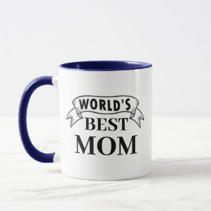 Mug La meilleure maman du monde personnalisée, tendanc