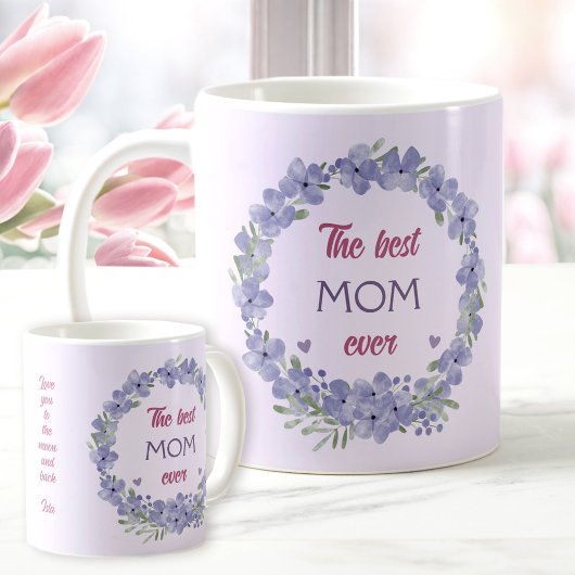 Mug La meilleure maman jamais la fête des mères Texte 
