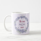 Mug La meilleure maman jamais la fête des mères Texte  (Gauche)