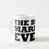 Mug La meilleure marine jamais (Devant gauche)