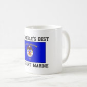Mug La meilleure marine marchande (Devant droit)