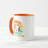 Mug La meilleure mère de Calico pour toujours Cute Cal (Devant gauche)